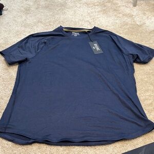 RHONE Navy Short Sleeve Crew Performance Tee
